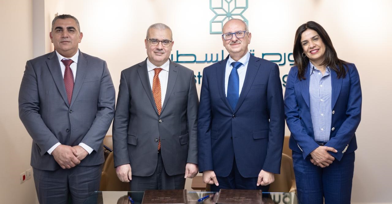 بورصة فلسطين وماس تعززان التعاون البحثي لتطوير قطاع الأوراق المالية