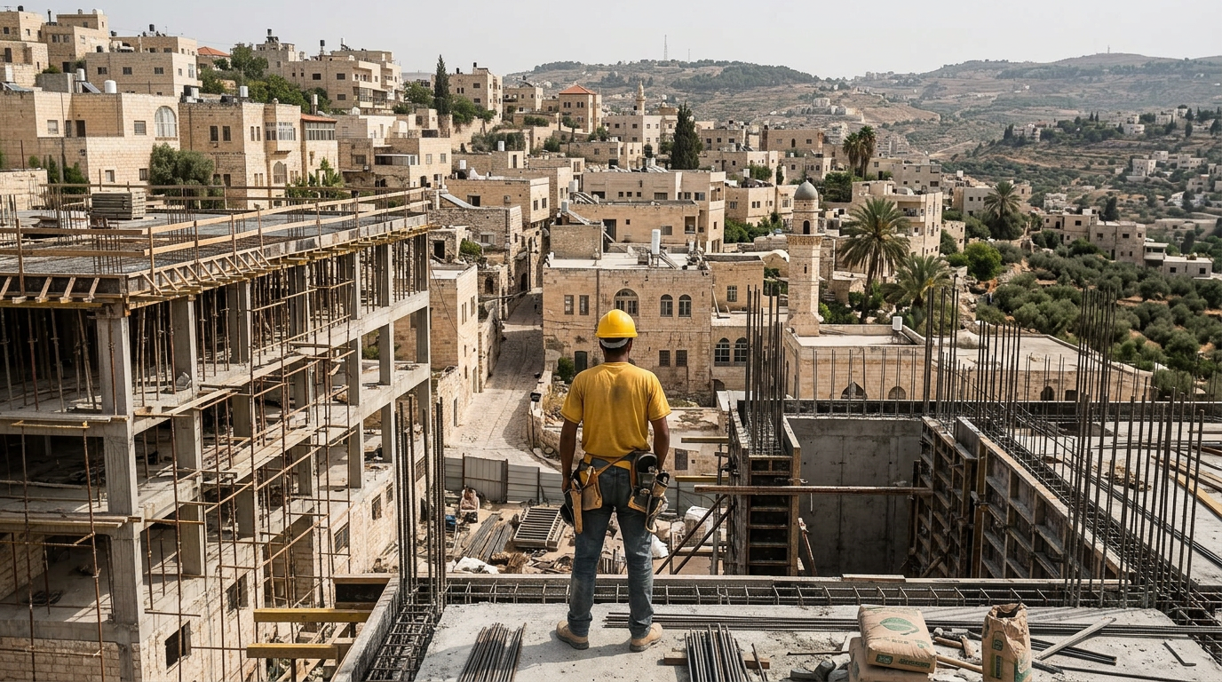بعد خسارة 200 ألف فرصة عمل.. هل يقود قطاع البناء التعافي الاقتصادي الفلسطيني؟