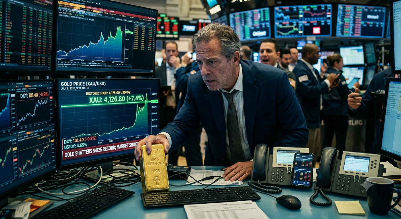 الذهب عند 4100 دولار: ملاذ آمن أم فقاعة في زمن الاضطراب؟